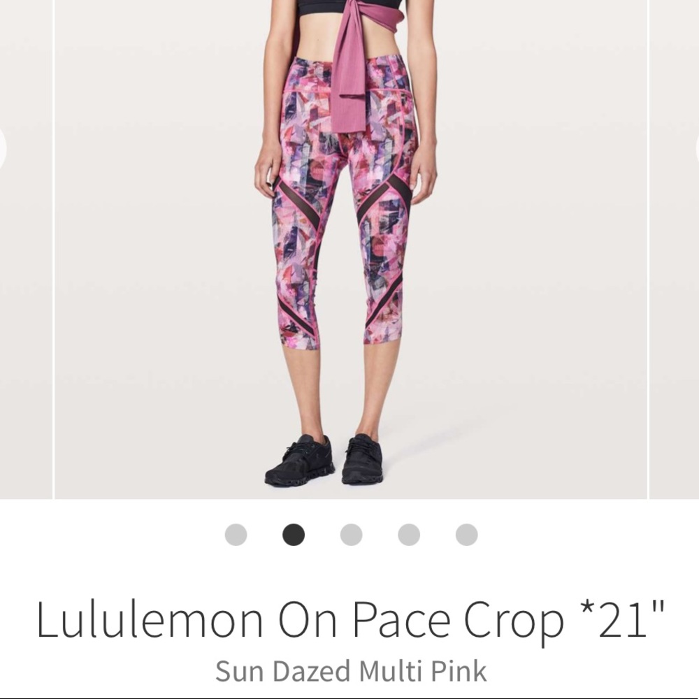 Lululemon On Pace Crop *21"